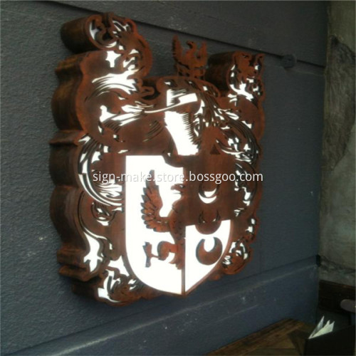 Outdoor Custom Metal Light Box Signs